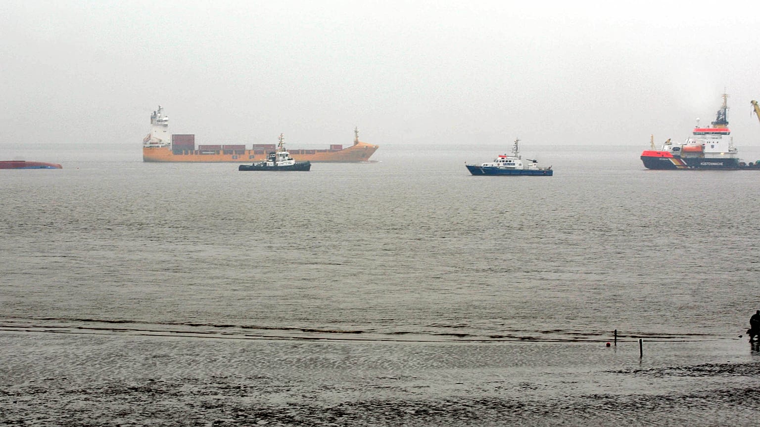 Container ship, illustrative image