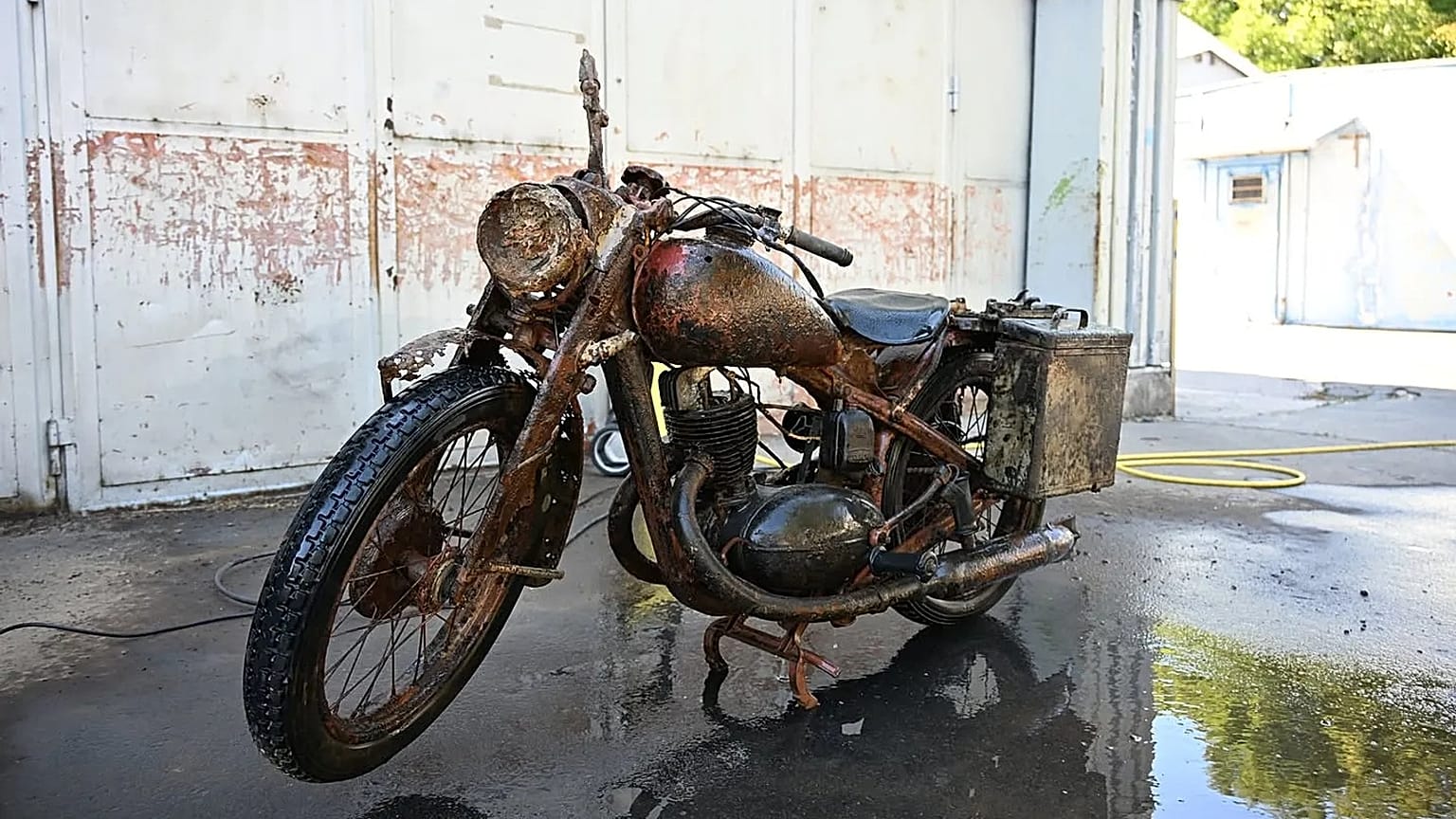 The Wehrmacht motorcycle from the Danube, a DKW NZ 350-1