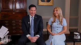 Secretary of State Marco Rubio and his wife, Jeanette Rubio.